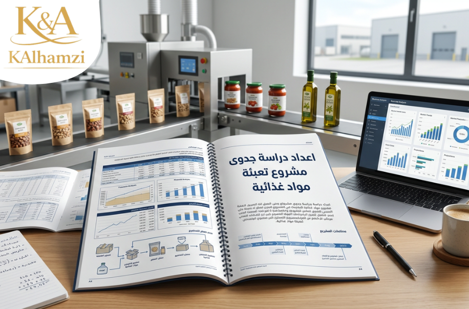 شركة عمل دراسة جدوى مشروع تعبئة مواد غذائية