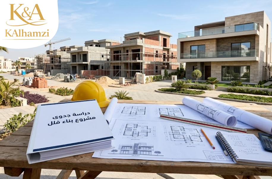 دراسة جدوى مشروع بناء فلل