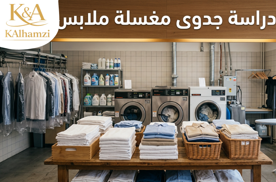 شركة اعداد دراسة جدوى مغسلة ملابس في الرياض