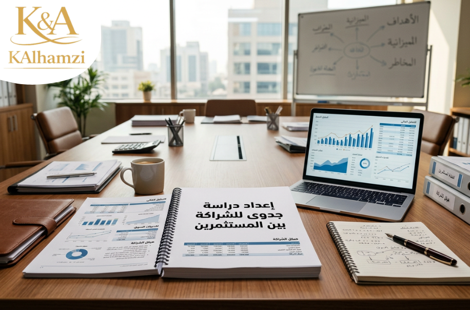 شركة اعداد دراسة جدوى للشراكة بين المستثمرين في حي العليا بالرياض