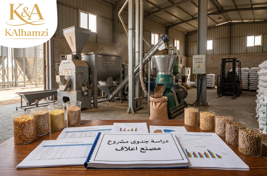 شركة دراسة جدوى مشروع مصنع اعلاف في الرياض